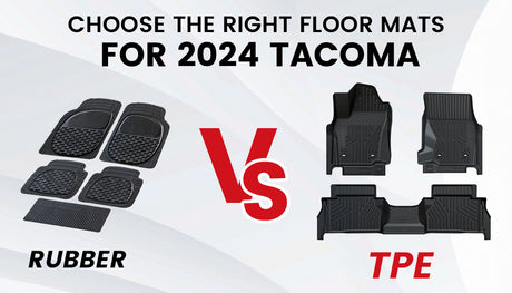 TPE VS Rubber - Choose the Right Floor Mats for 2024 Tacoma