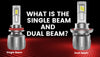 What is The Single Beam and Dual Beam of Headlights？