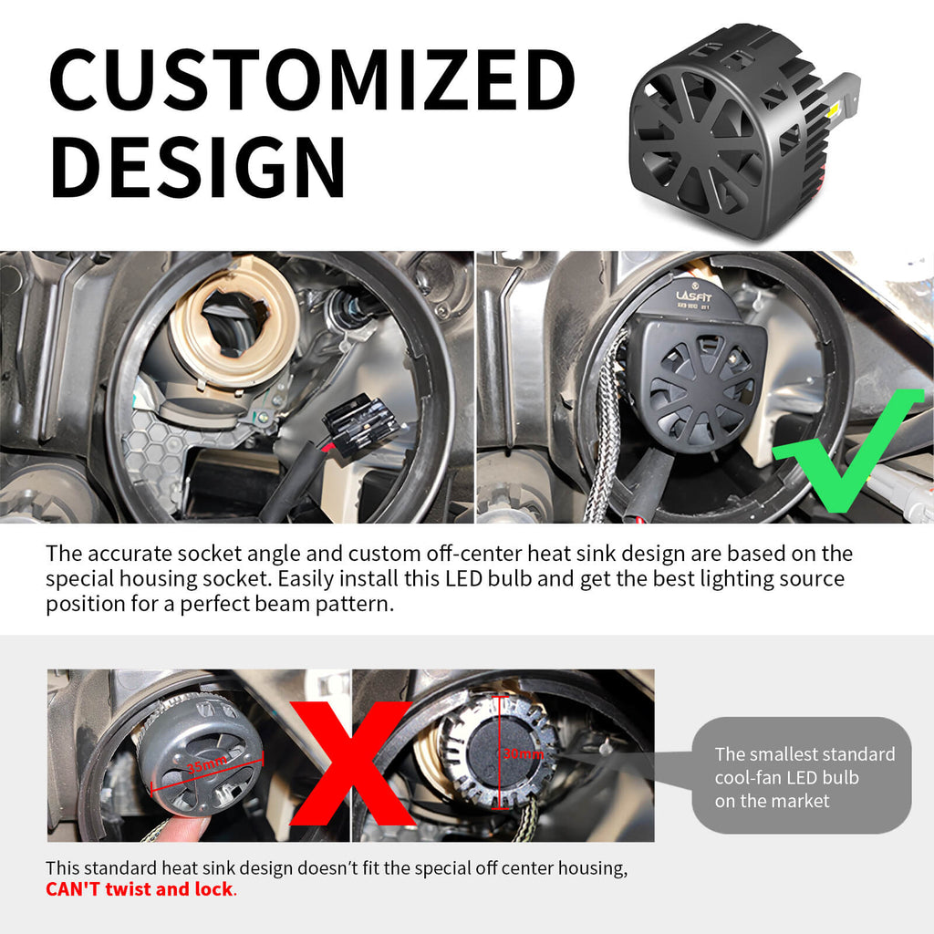 Toyota Highlander custom design headlights