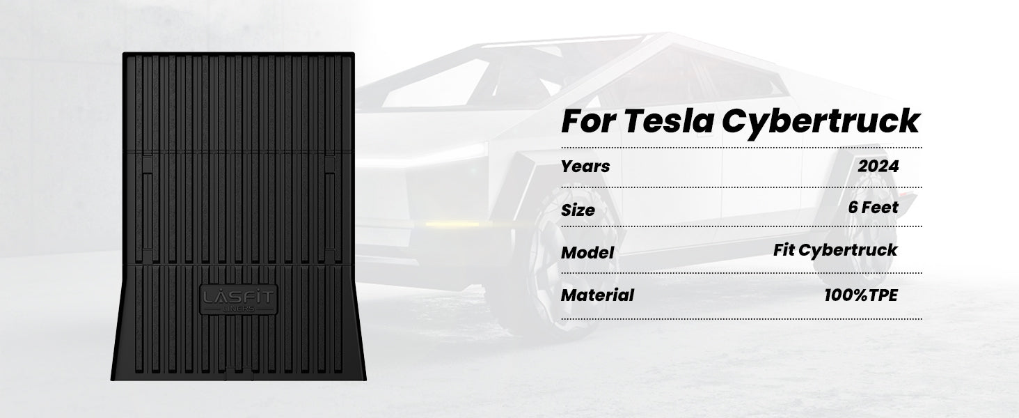 Tesla Cybertruck 2024 Truck Bed Mat Custom Fit