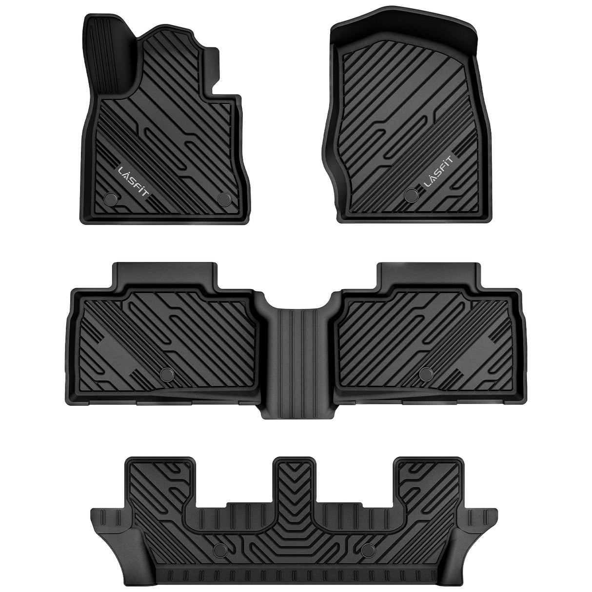 Fit for 2020-2025 Ford Explorer Floor Mats & Seatback & Cargo Mats