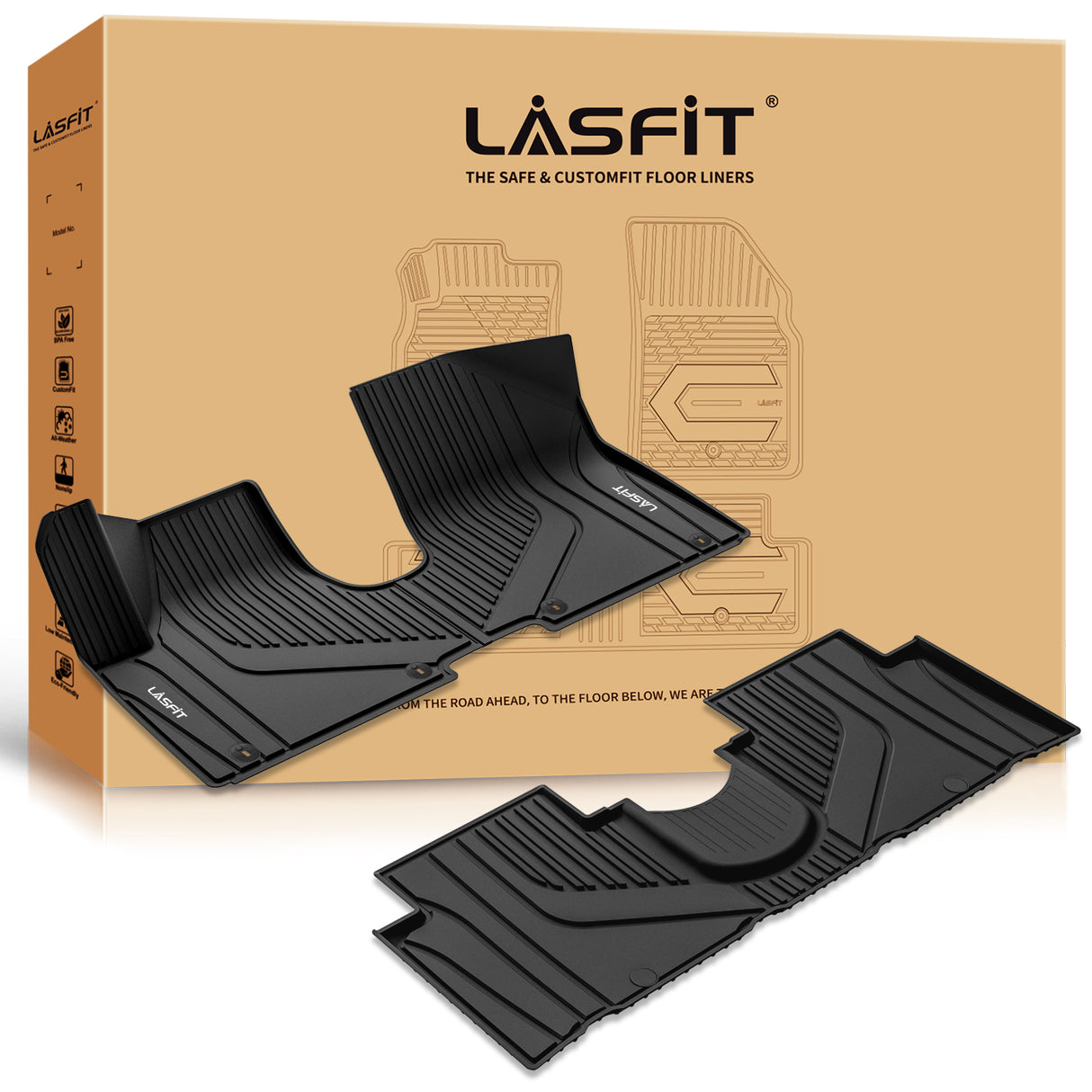 Lasfit Floor Mats Custom Made for Hyundai Ioniq 5 2022-2024 Package