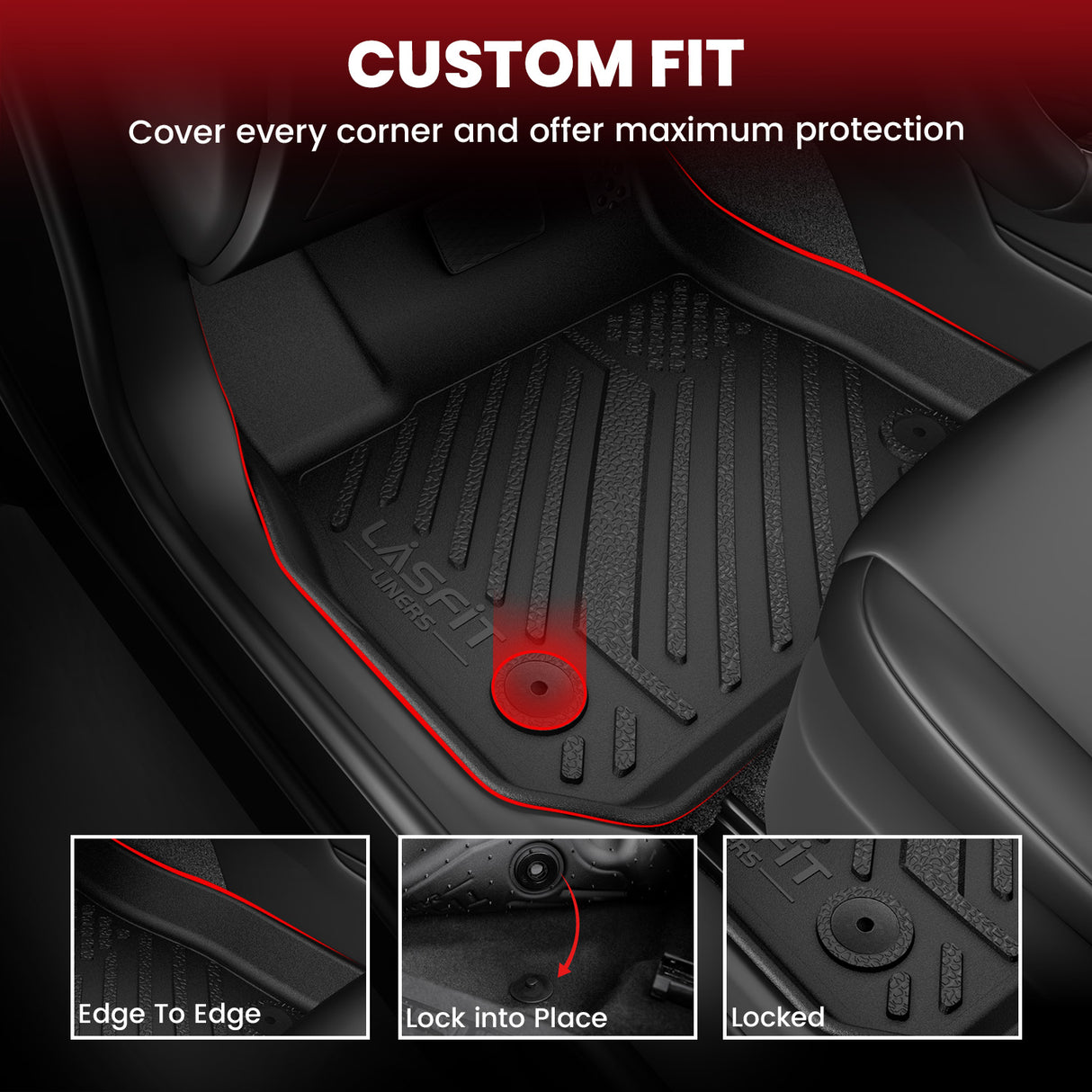 2011-2023 Dodge Charger RWD Custom Floor Mats & Cargo Mat