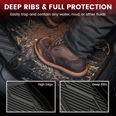 2014-2019 Nissan Sentra Floor Mats & Cargo Mat Deep Ribs