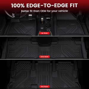 Fit for 2014-2019 Toyota Highlander Gas Floor Mats All-Weather | Backrest & Cargo Mats Available