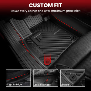 Fit for 2015-2020 Chevrolet Suburban Floor Mats/Cargo Mat/Seatback Mat, Fit Bucket Seating Only