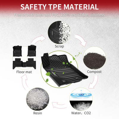 2016-2023 Toyota Tacoma TPE Floor Mats