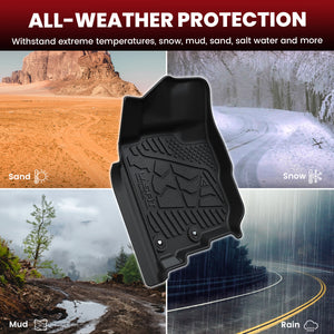 2016-2024 Nissan Titan XD All-weather Floor Mats