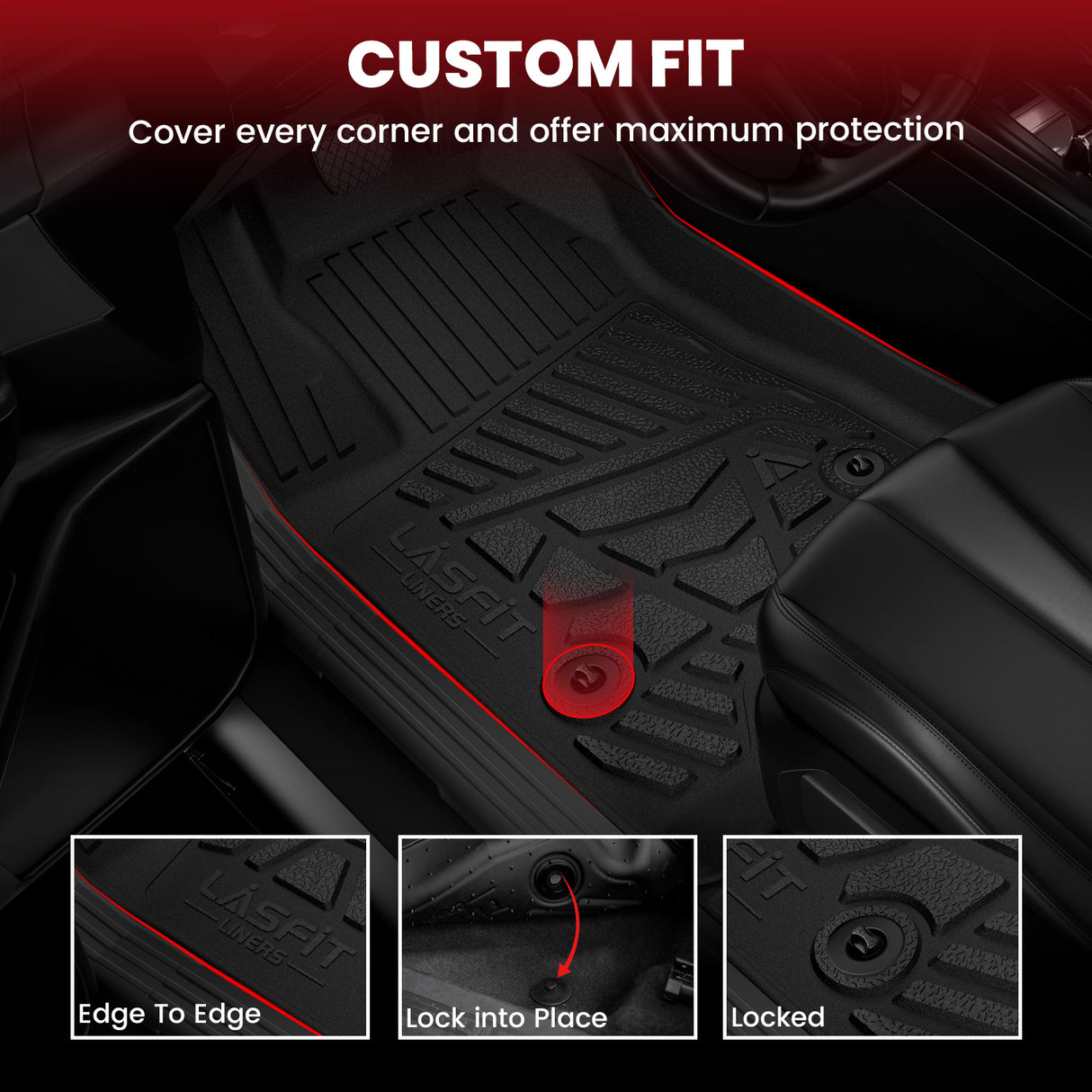 2016-2024 Nissan Titan XD Custom Fit Floor Mats