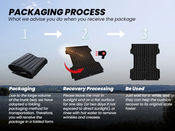 Ford F-250 F-350 Bed Mats Packaging Process