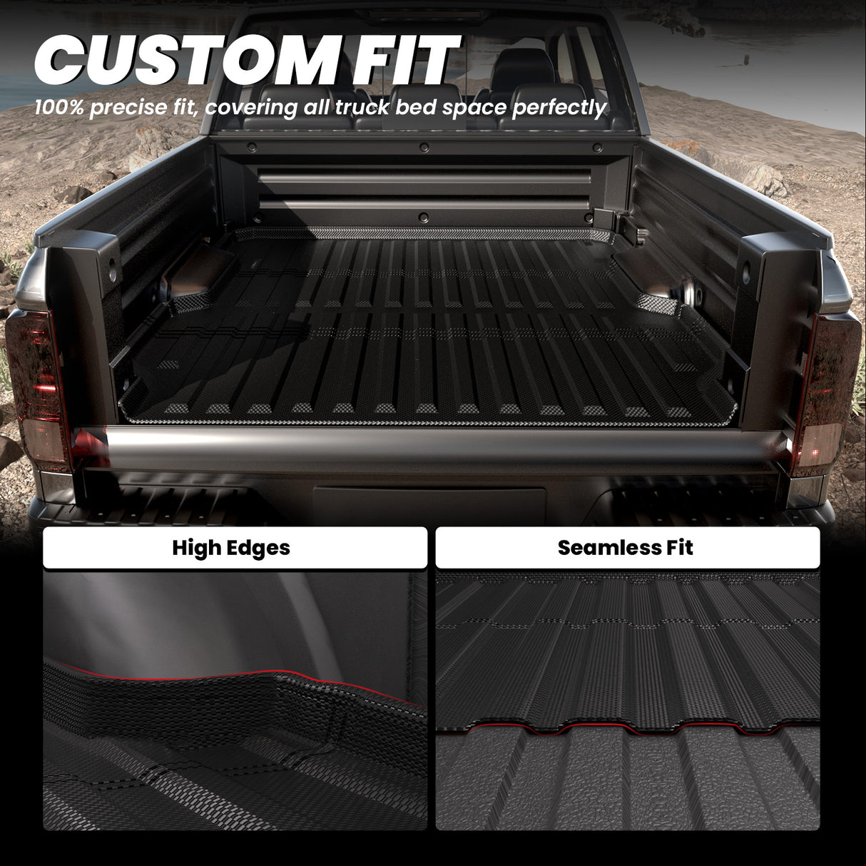 2017-2025 Honda Ridgeline 5'4" Custom Fit Bed Mats