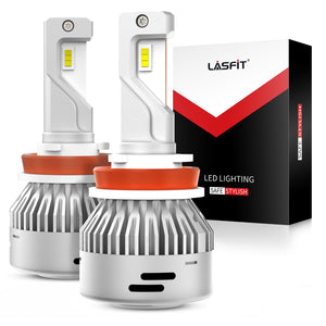 Lasfit H11 led low beam bulbs fit for 2018-2020 Ford Fusion  