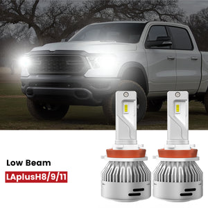 Lasfit H11 led low beam bulbs fit for 2019-2020 Ram 1500 