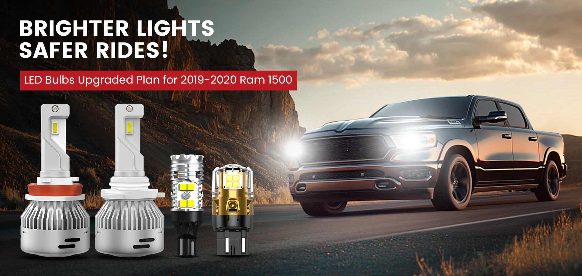 Lasfit LED Bulbs for 2019-2020 Ram 1500