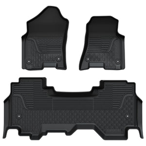 Fit for 2019-2024 Ram 1500 All-Weather TPE Floor Mats, Don't Fit Classic Model