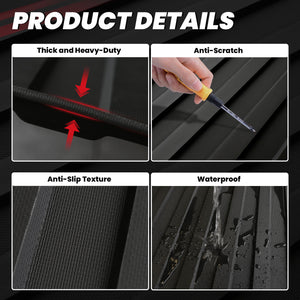 Fit for 2019-2025 Ram 1500 Truck Bed Mat/Tailgate Mat (Don't Fit Classic Model)