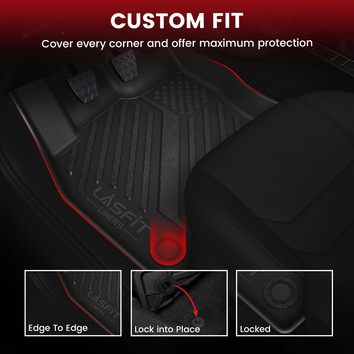 Fit for 2019-2025 Volkswagen Jetta GLI Floor Mats / Cargo Mat