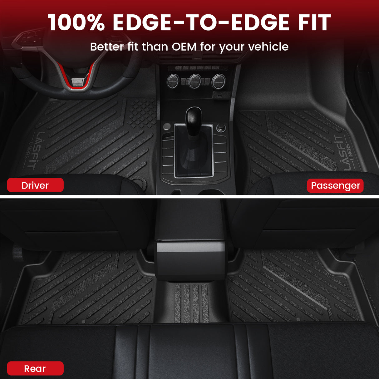 Fit for 2019-2025 Volkswagen Jetta GLI Floor Mats / Cargo Mat