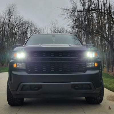 Lasfit custom-made H11 led bulbs for 2019 Chevy Silverado 1500 WT