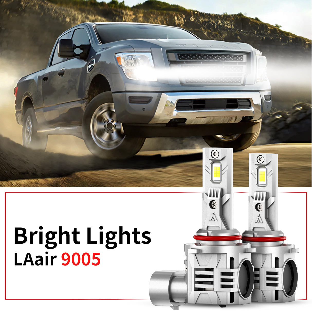 2020-2023 Nissan-Titan bright lights LAair 9005