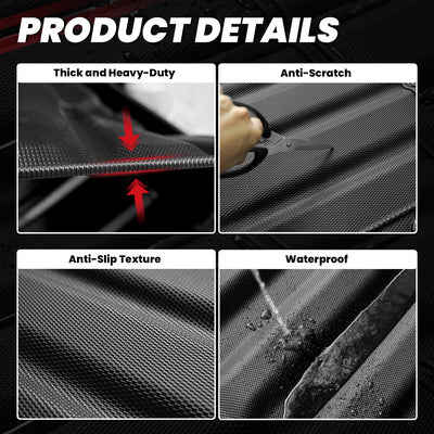 Fit for Chevrolet  Silverado 2500HD/3500HD & GMC Sierra 2500HD/3500HD 2020-2024 82.25 inches Truck Bed Mats Anti-slip