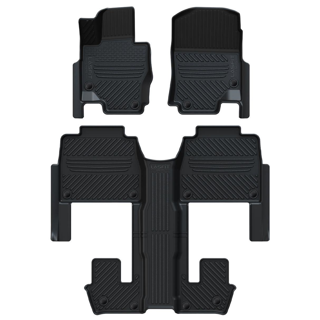 Fit for 2020-2025 Mercedes-Benz GLS Floor Mats/Cargo Mat with Seatback Protector, Fit 6 Seats Only