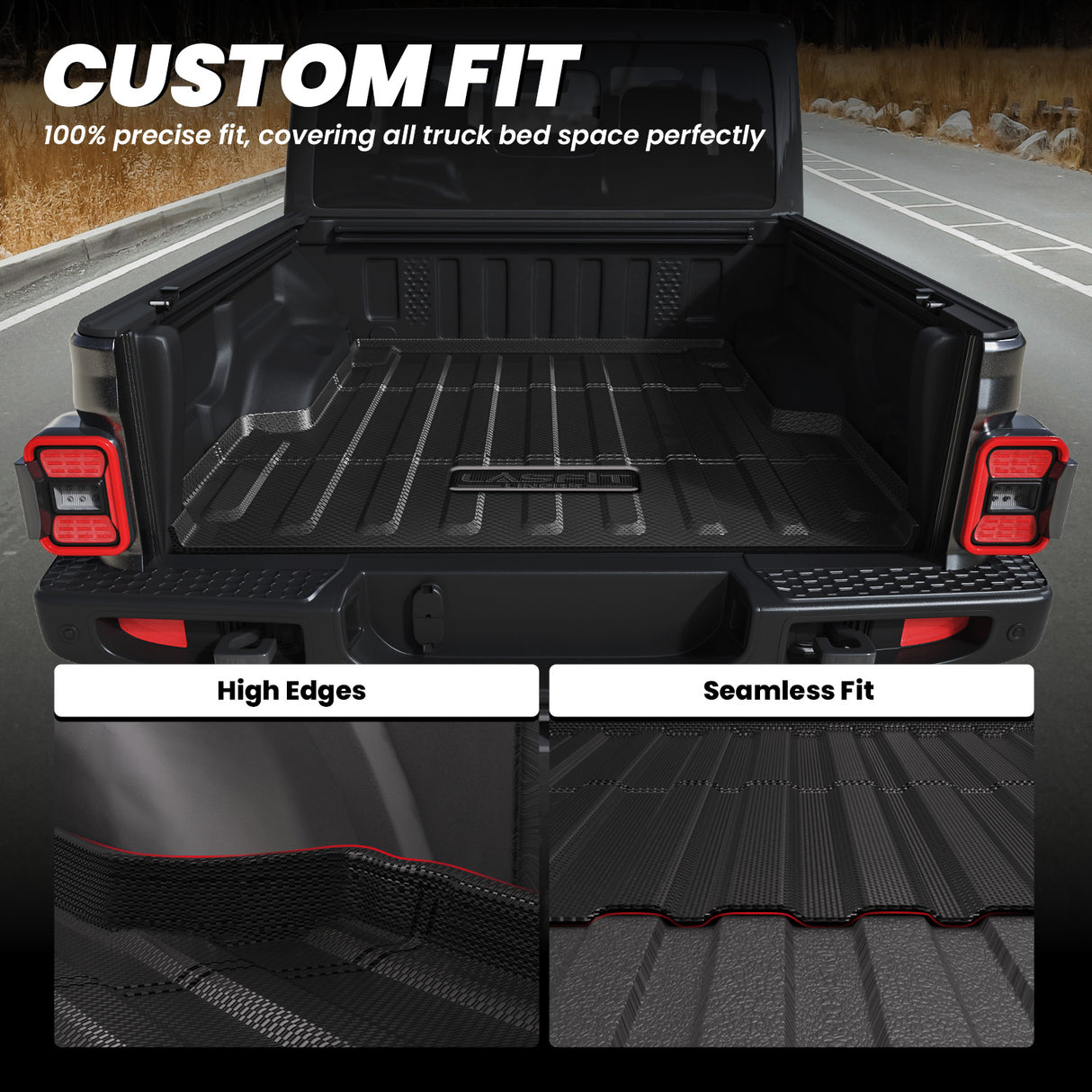 2020-2025 Jeep Gladiator 5FT Custom Truck Bed Mat