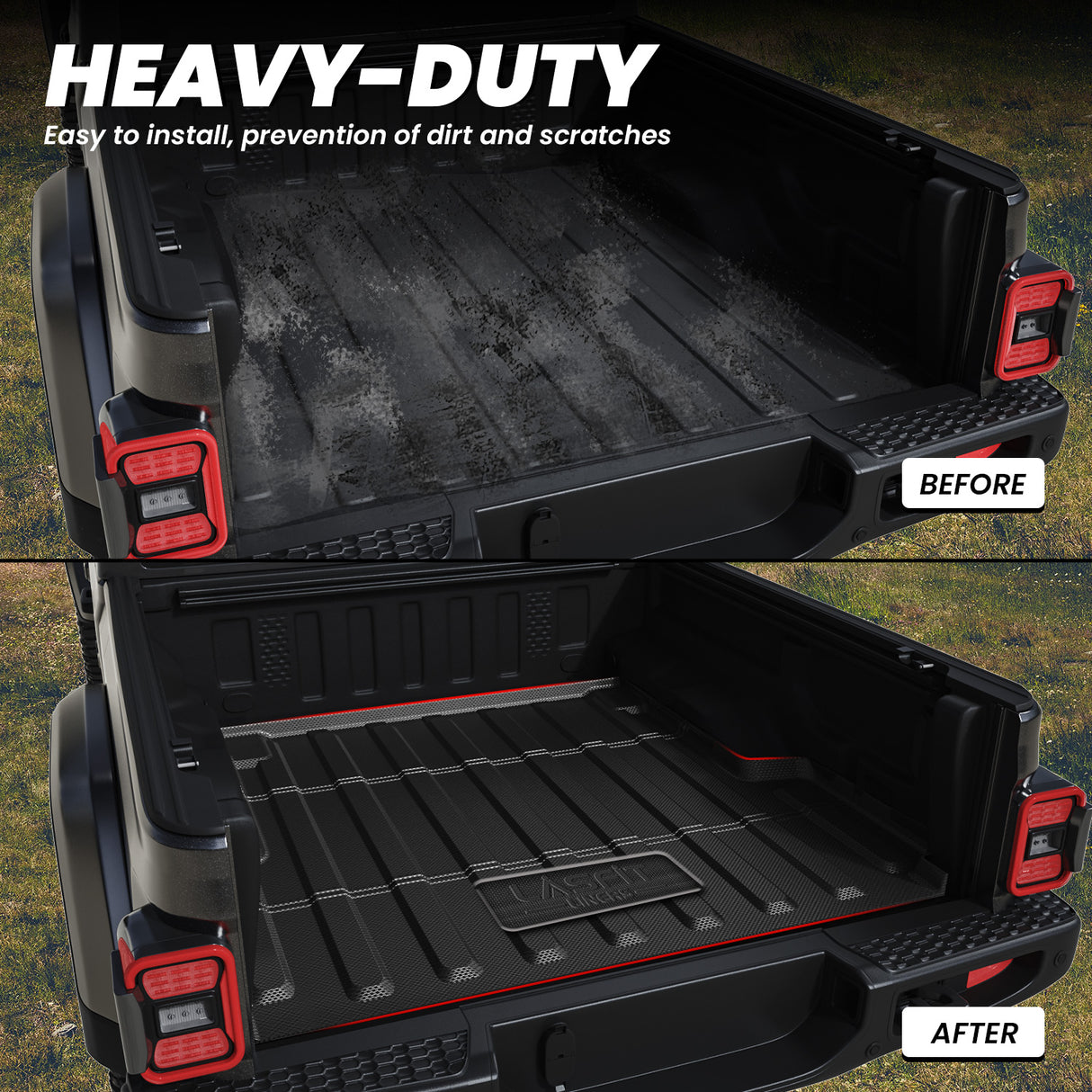 2020-2025 Jeep Gladiator Heavy Duty Truck Bed Mat