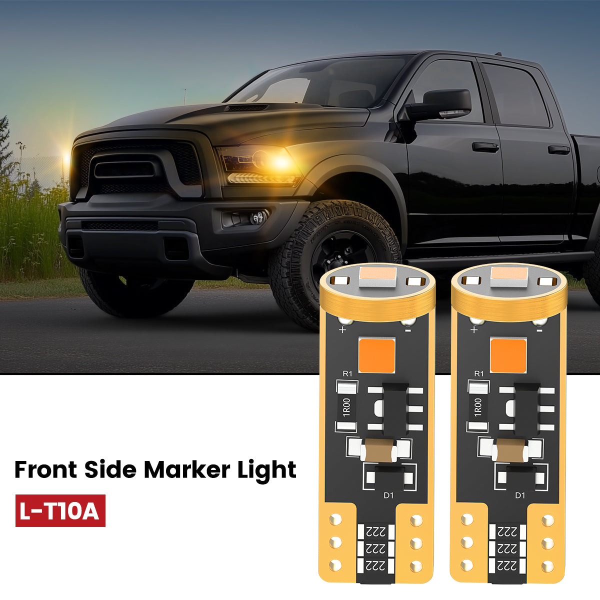 Fit for 2021-2024 Ram 1500 Classic LED Bulbs H11 9005 Exterior Lights