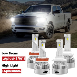 Fit for 2021-2024 Ram 1500 LED Bulbs H11 9005 Exterior Lights