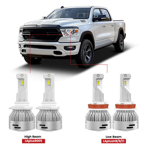 Fit for 2021-2024 Ram 1500 LED Bulbs H11 9005 Exterior Lights