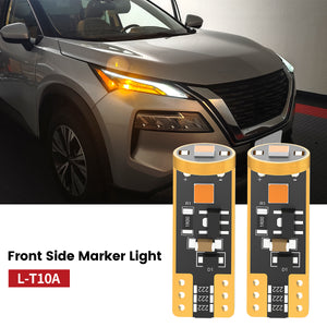 Lasfit 168 led front side marker lights fit for 2021-2025 Nissan Rogue  