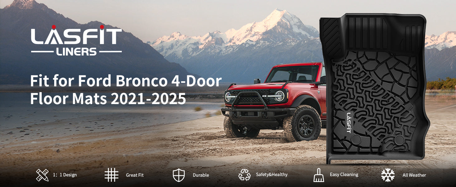 2021-2025 Ford Bronco Floor Mats