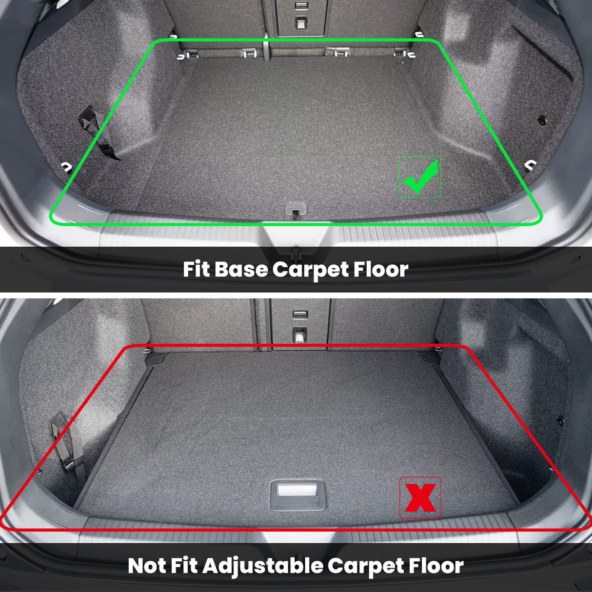  2021-2025 Volkswagen ID.4 All-Weather Cargo Mats Fitment