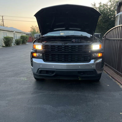 Lasfit custom-made H11 led bulbs for 2021 Chevy Silverado 1500