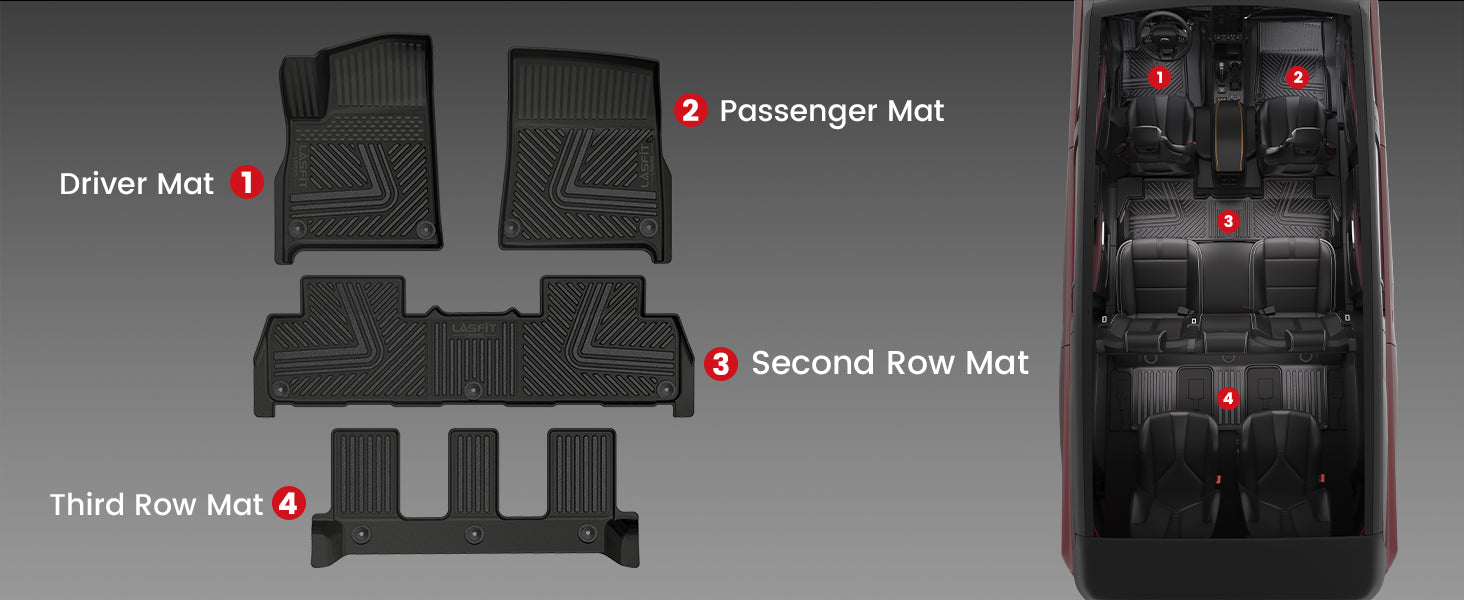 2024 Rivian R1S floor mats custom