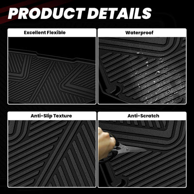 2022-2024 Rivian R1T Custom Frunk Mat & Lower Frunk Mat Features