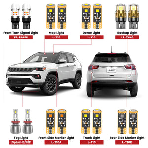 2022-2025 Jeep Compass led bulbs