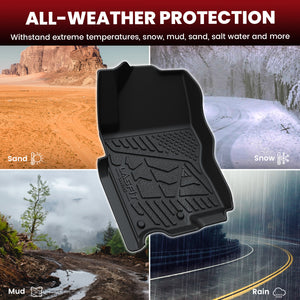 2022-2025 Nissan Frontier All-weather Floor Mats