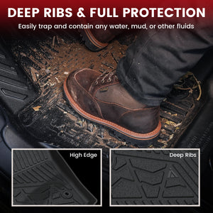 2023-2024 Chevrolet Colorado Floor Mats Deep Nibs