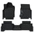 Fit for 2024-2025 Toyota Tacoma All-Weather Floor Mats - Automatic Transmission Only (Not for Hybrid)