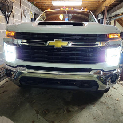 custom-made H11 led high beam low beam bulbs fit for 2024 Chevy Silverado 2500HD