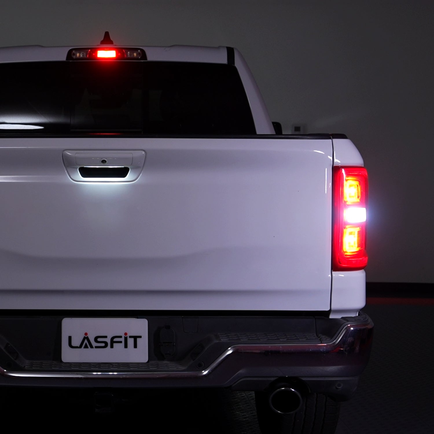 Lasfit 7443 led rear turn signal brake tail lights for 2025 Ram 1500