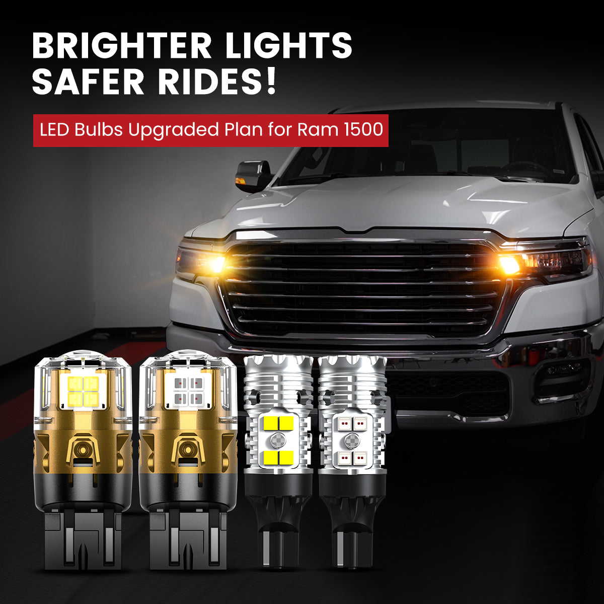 Lasfit LED Bulbs for 2025 Ram 1500