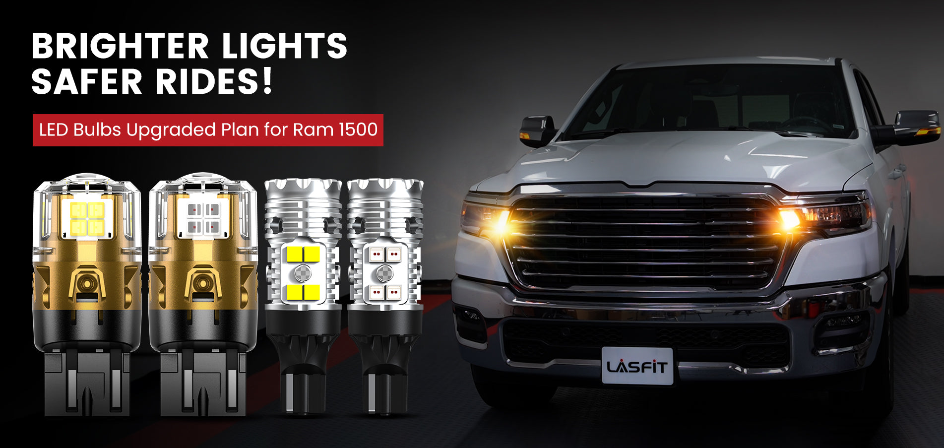 Lasfit LED Bulbs for 2025 Ram 1500