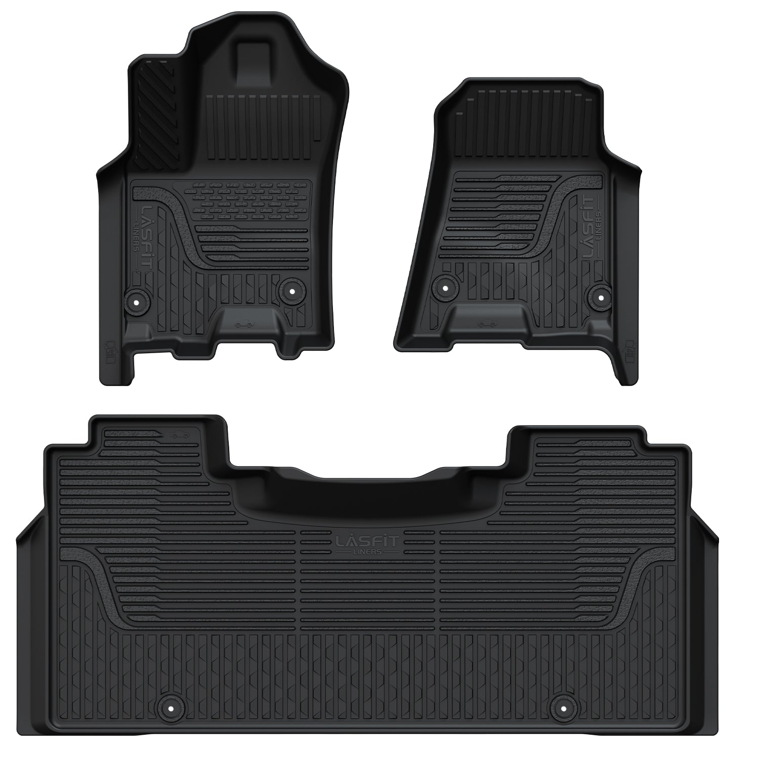 Fit for 2025 Ram 1500 All weather Floor Mats With Bucket Seating Only