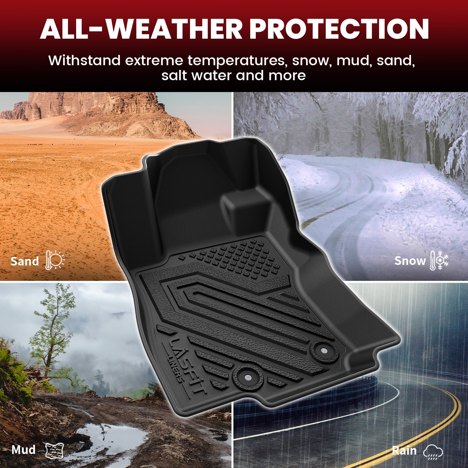 Lasfit Subaru Forester all weather floor mats