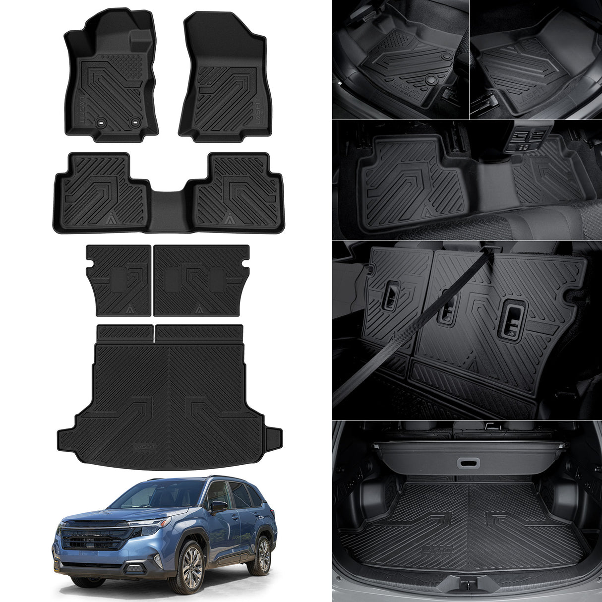 Fit for 2025 Subaru Forester Floor Mats / Cargo Mat / Seatback Mat