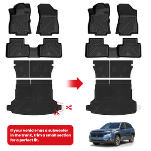 2025 Subaru Forester Floor Mats & Cargo Mat Fitment