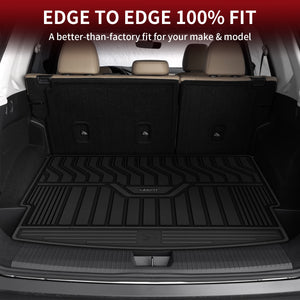 Fit for 2021-2025 Nissan Rogue TPE Material Floor Mats & Cargo Mat, Not For Sport